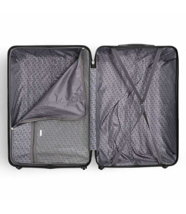 Corowa Large Hard Shell Suitcase in Black