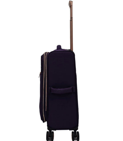 Bexley Cabin Soft Shell Suitcase in Purple