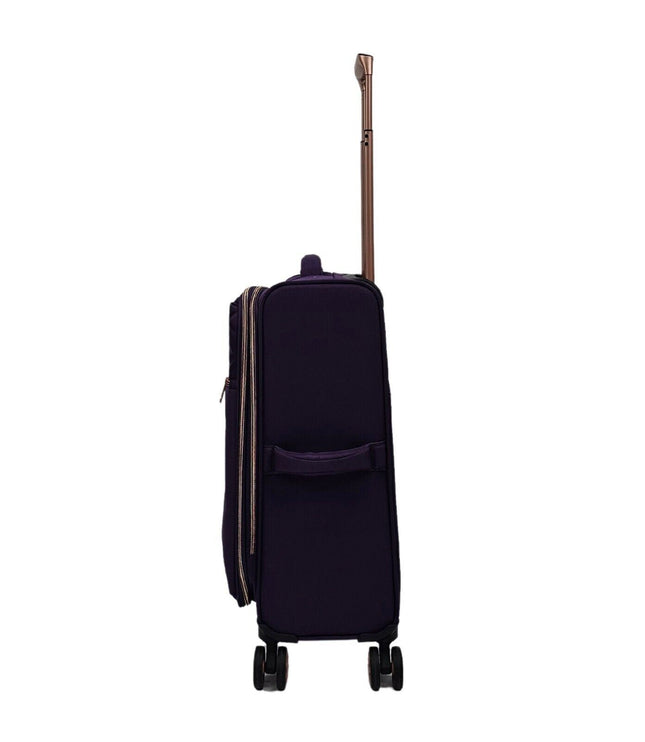 Bexley Cabin Soft Shell Suitcase in Purple