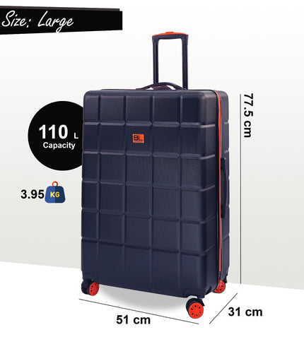 Coulsdon Large Soft Shell Suitcase in Black