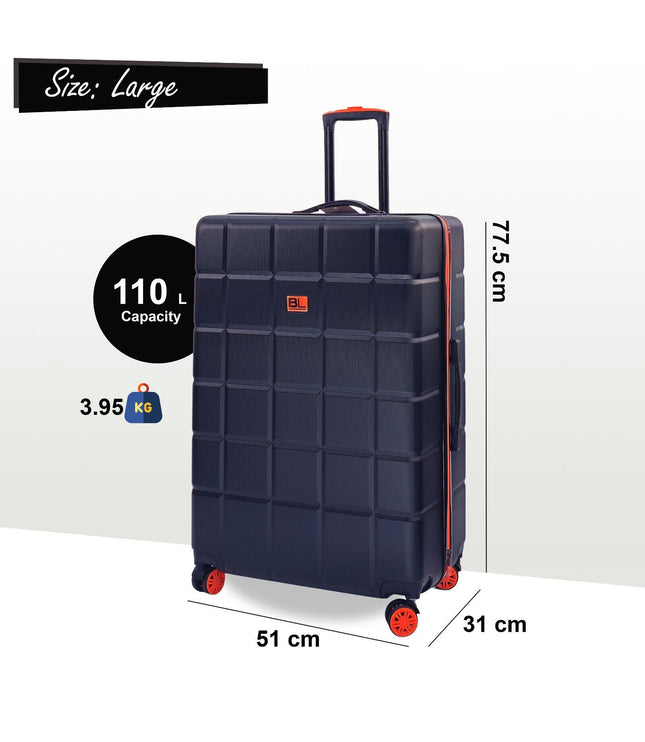 Coulsdon Large Soft Shell Suitcase in Black
