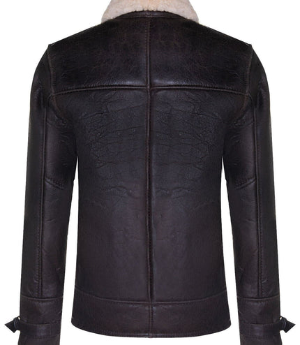 Mens Sheepskin Classic Safari Jacket-Arezzo