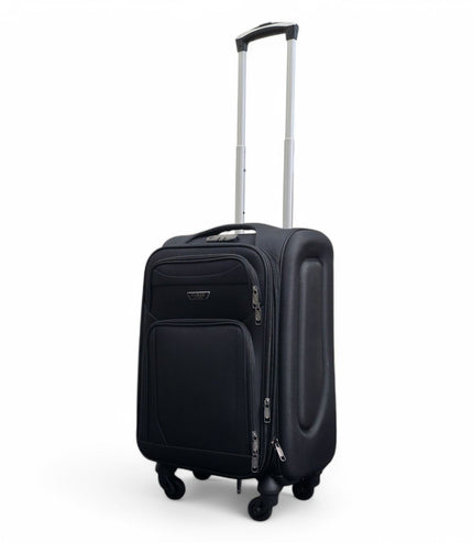 Nagoya Cabin Soft Shell Suitcase in Black