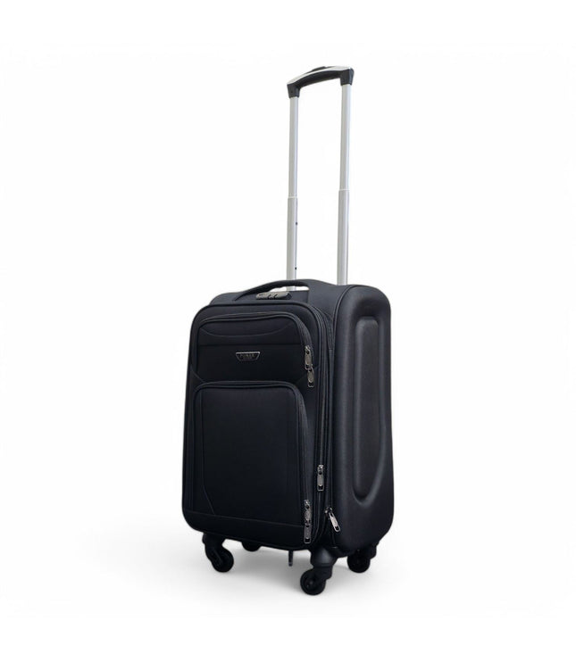 Nagoya Cabin Soft Shell Suitcase in Black
