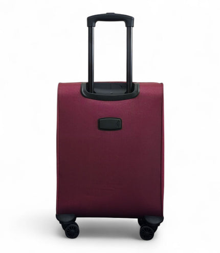 Gosford Cabin Soft Shell Suitcase in Burgundy Red