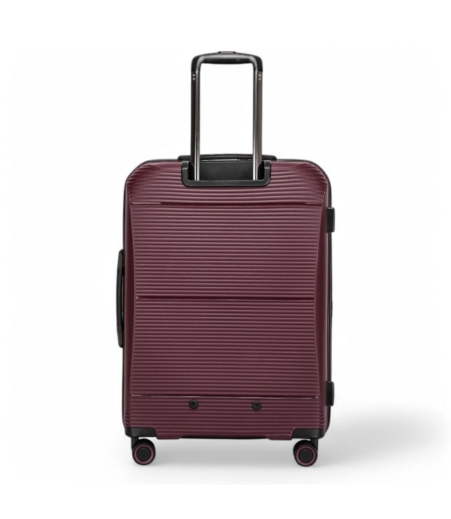 Abiko Large Hard Shell Suitcase in Burgundy