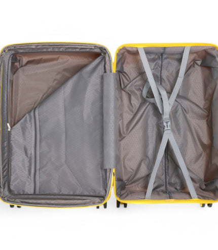 Balranald Large Hard Shell Suitcase in Yellow
