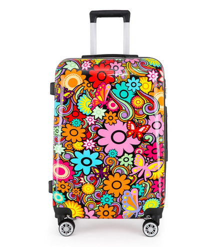 Congleton Medium Hard Shell Suitcase in Flower