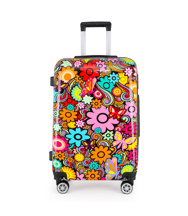 Congleton Medium Hard Shell Suitcase in Flower