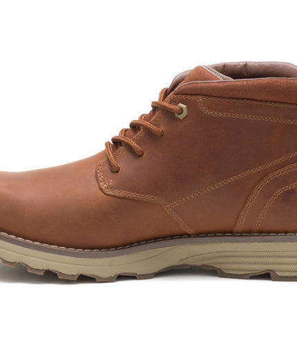 Caterpillar Men's Elude Waterproof Brown Leather Work Boots