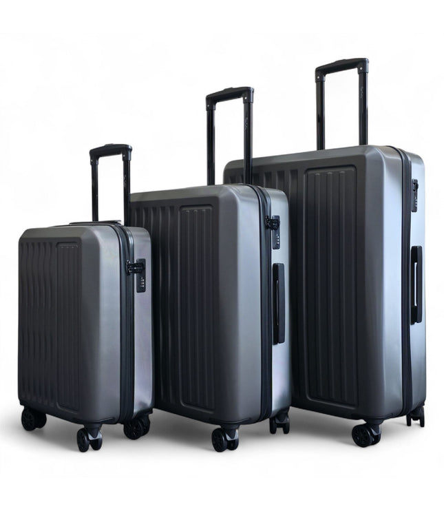 Croydon Set of 3 Hard Shell Suitcase in Grey