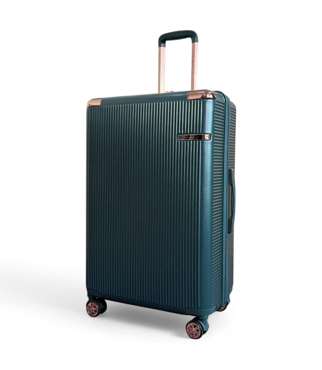 Cowra Large Hard Shell Suitcase in Dark Green