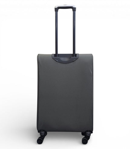 Nagoya Medium Soft Shell Suitcase in Grey
