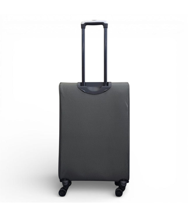 Nagoya Medium Soft Shell Suitcase in Grey