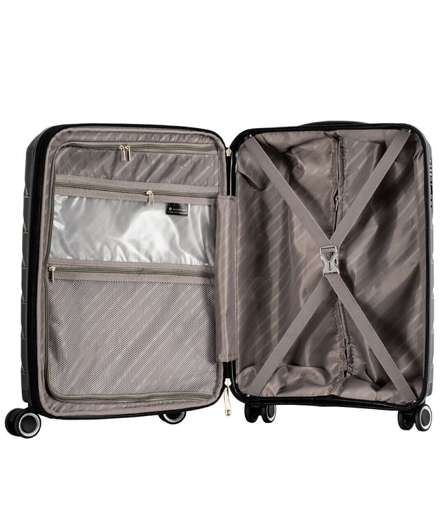 Cleckheaton Cabin Hard Shell Suitcase in Black