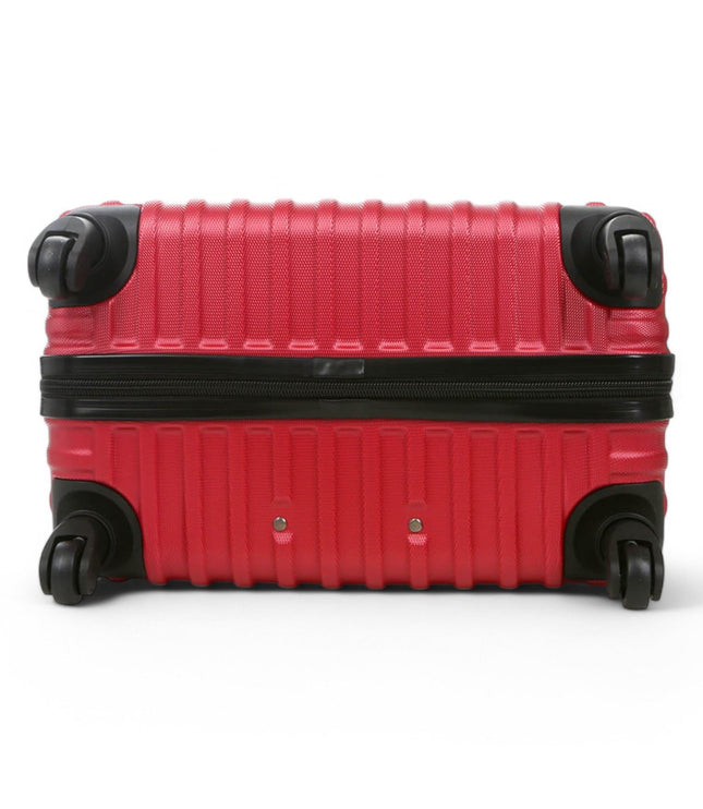 Corowa Set of 3 Hard Shell Suitcase in Red