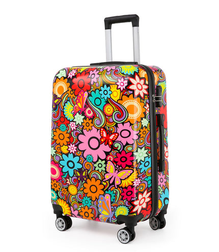 Congleton Medium Hard Shell Suitcase in Flower