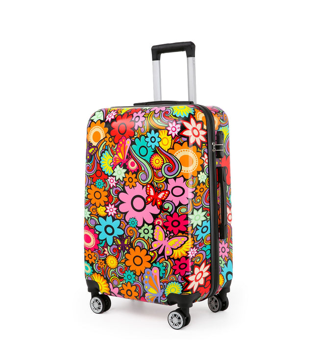Congleton Medium Hard Shell Suitcase in Flower