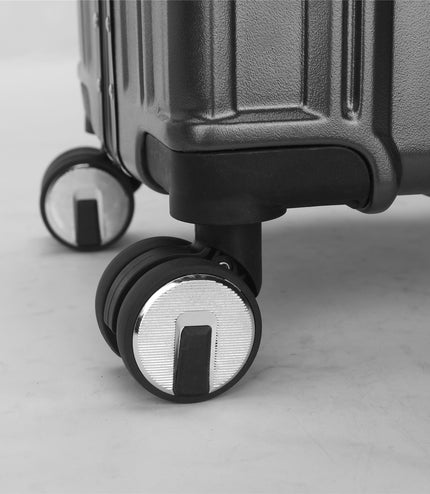 Airdrie Set of 3 Hard Shell Suitcase in Charcoal Black