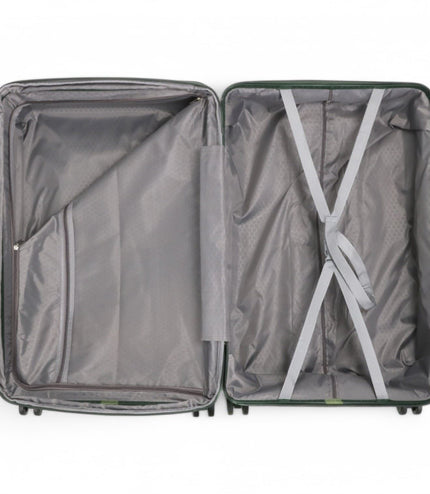 Balranald Large Hard Shell Suitcase in Dark Green
