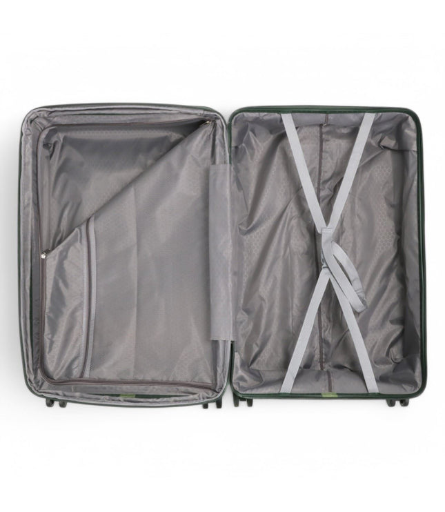 Balranald Large Hard Shell Suitcase in Dark Green