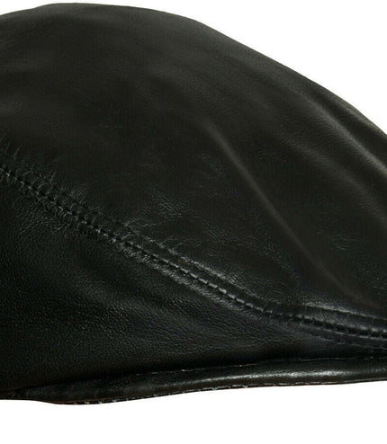 Mens  Flat Hat Leather Peaky Blinders Beret Newsboy Gatsby Golf Cabbie Cap