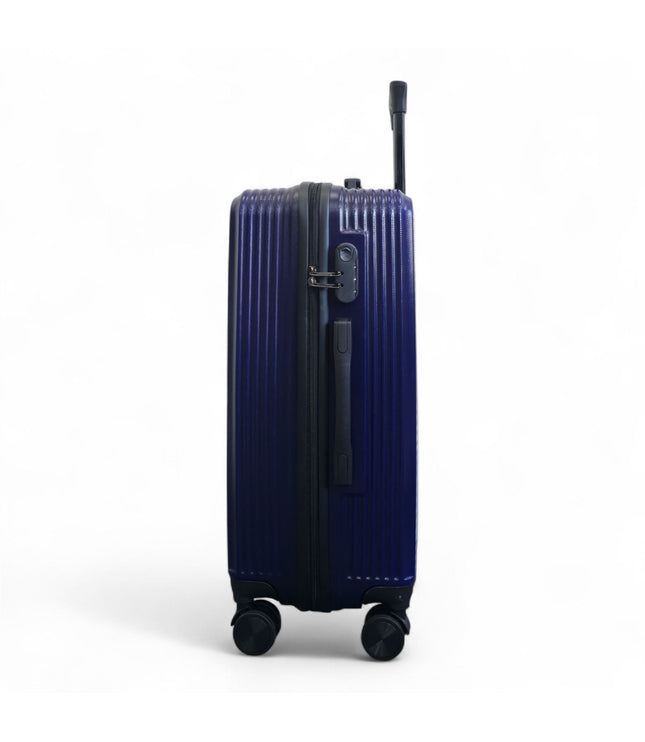 Junee Medium Hard Shell Suitcase in Navy Blue