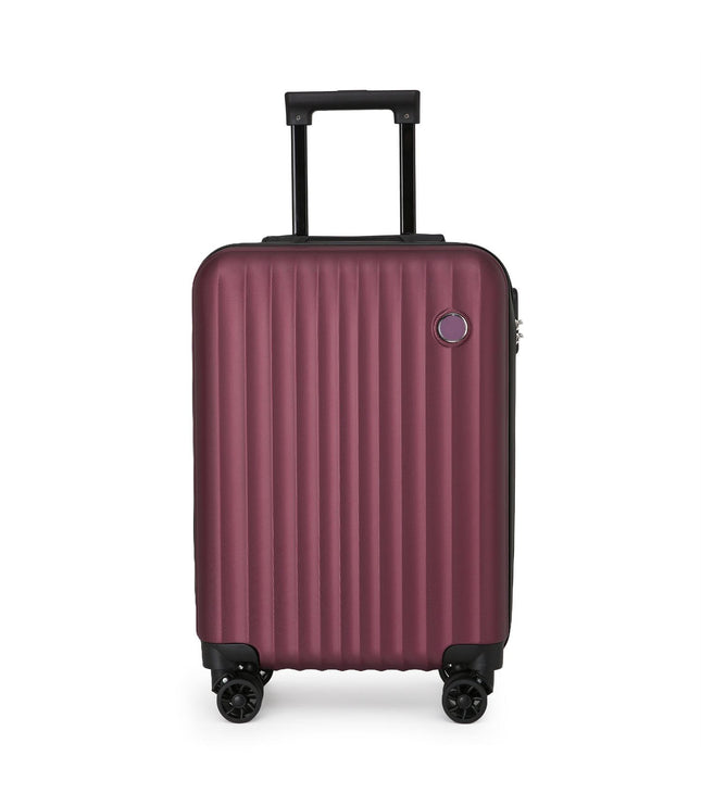 Edmonton Cabin Hard Shell Suitcase in Burgundy