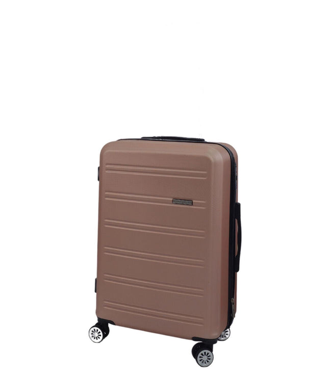 Alford Medium Hard Shell Suitcase in Rose Gold