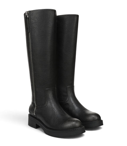 Blowfish Malibu Women's Black Faux Leather High Riding Boots - Venice Tall