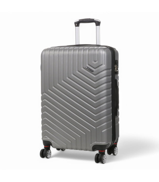 Bega Medium Hard Shell Suitcase in Silver