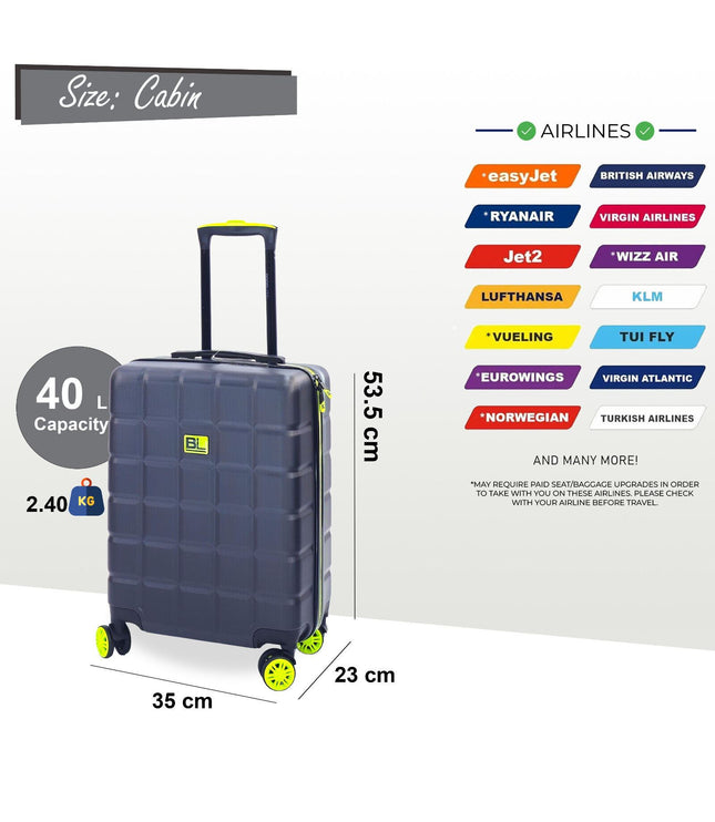 Coulsdon Cabin Soft Shell Suitcase in Grey