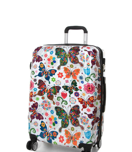 Corbridge Medium Hard Shell Suitcase in Butterfly