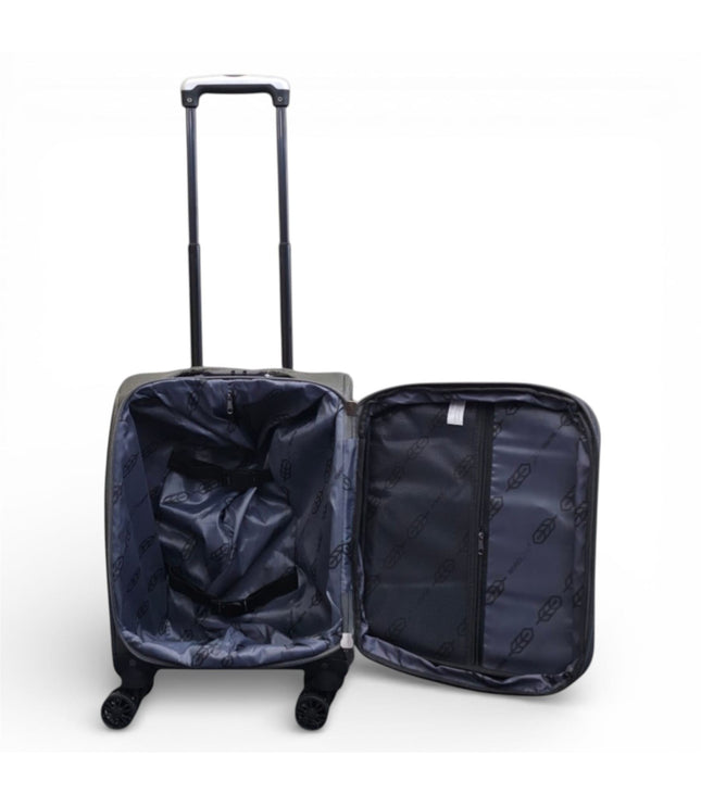 Nagoya Underseat Soft Shell Suitcase in Grey