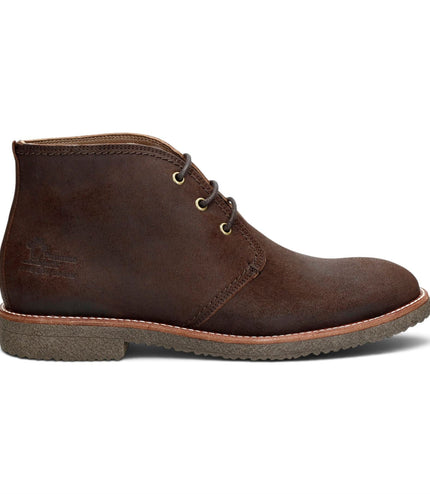 Panama Jack Men's Brown Leather Waterproof Lace-Up Desert Boots - Gael C37