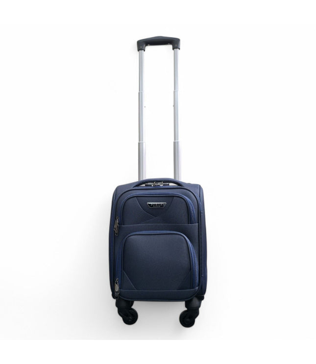 Nagoya Unserseat Soft Shell Suitcase in Navy