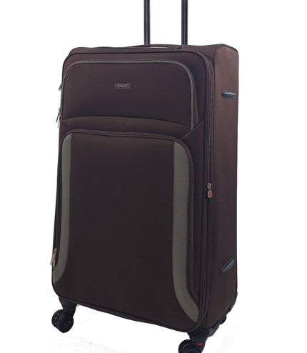 Arundel Large Soft Shell Suitcase in Brown