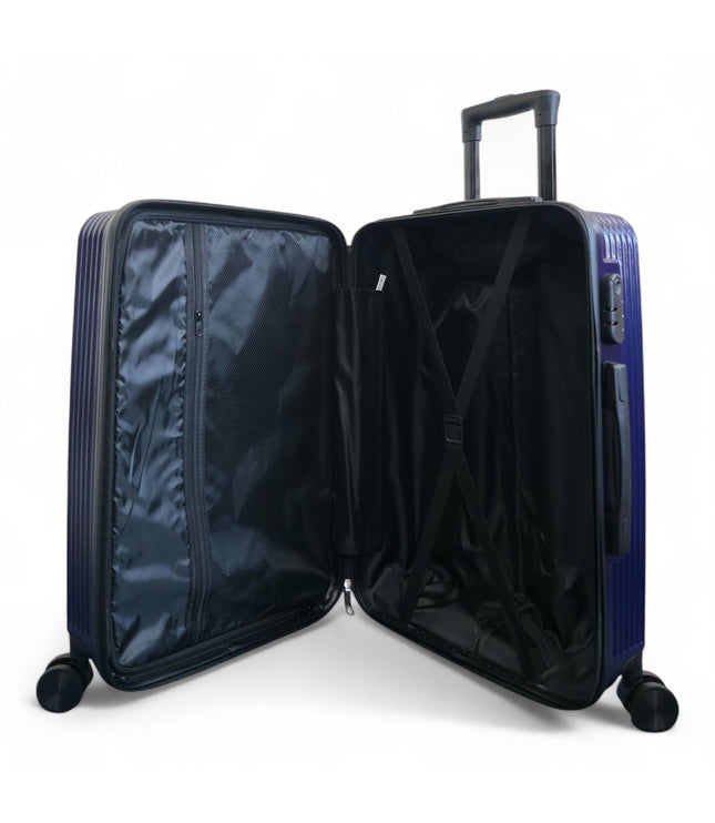 Junee Medium Hard Shell Suitcase in Navy Blue