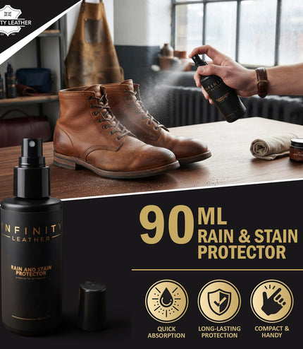 Waterproof Rain & Stain Spray for Leather & Suede Protector