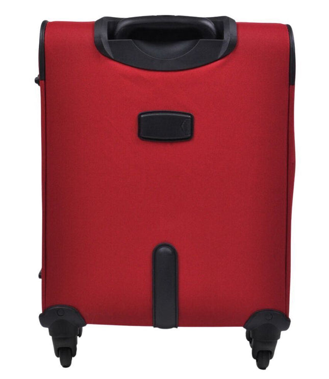 Clevedon Cabin Soft Shell Suitcase in Red