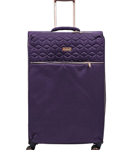 Bexley Large Soft Shell Suitcase in Purple