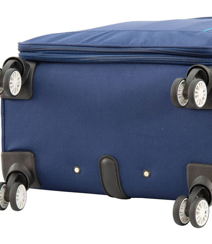 Clevedon Medium Soft Shell Suitcase in Blue