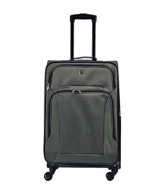 Corsham Medium Soft Shell Suitcase in Grey