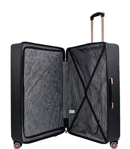 Cramlington Large Soft Shell Suitcase in Black