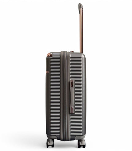 Cowra Medium Hard Shell Suitcase in Champagne ( Beige )