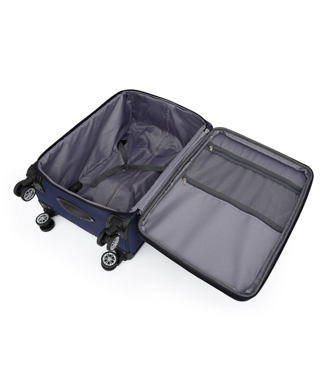 Delta Set of 3 Hard Shell Suitcase in Navy