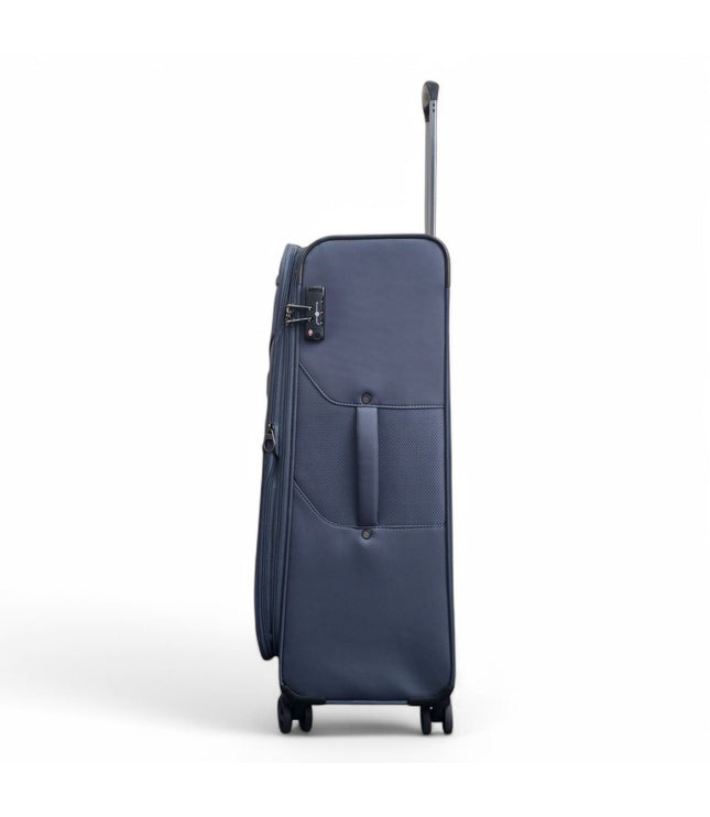 Corby Large Soft Shell Suitcase in Grey