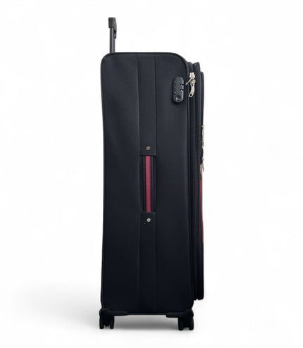 Gosford X-Large Soft Shell Suitcase in Black