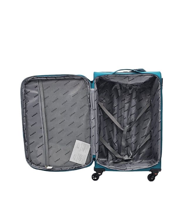 Ashford Extra Large Soft Shell Suitcase in Teal