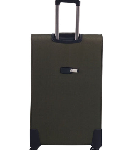 Andover Large Soft Shell Suitcase in Khaki